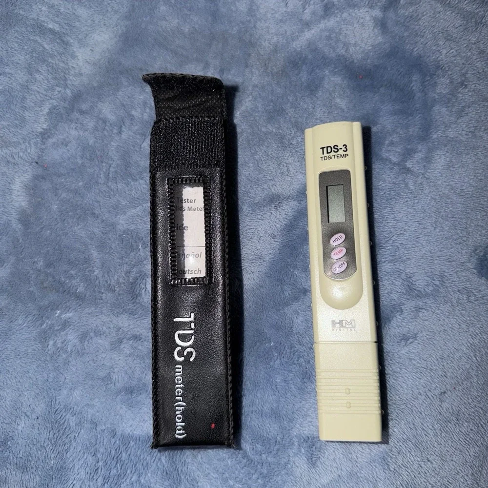 HM Digital TDS-3 Handheld TDS Meter With Carrying Case, 0 - 9990 ppm TDS